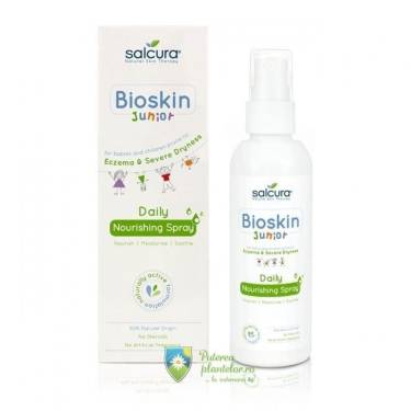 Spray nutritiv Bioskin Junior pentru bebelusi si copii piele sensibila 100 ml