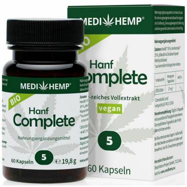 Hemp Complete Capsule cu CBD 5% - 60 capsule Medihemp
